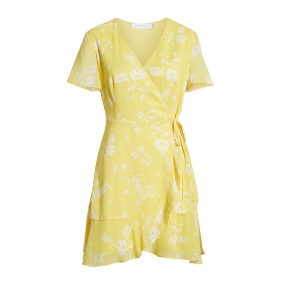 all in favor isabella wrap dress